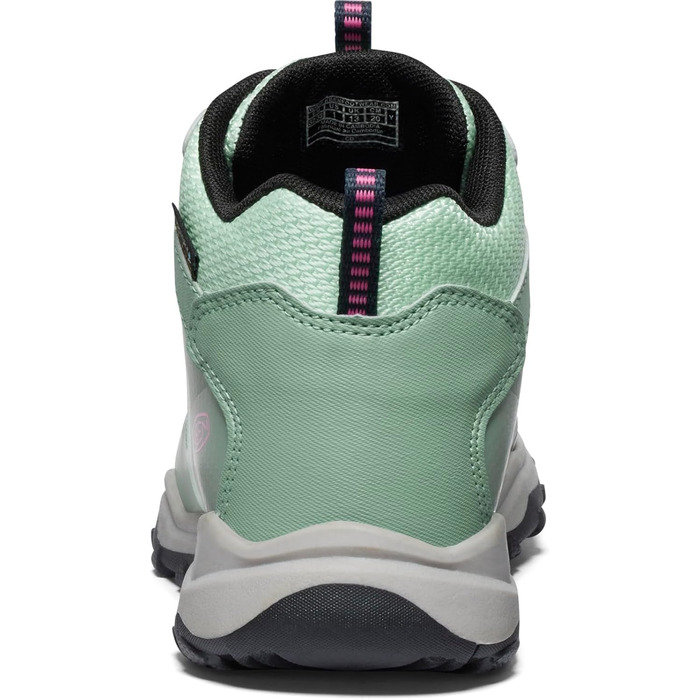 KEEN Wanduro Mid - водонепроникні трекінгові кросівки для дітей (Granite Green Ibis Rose, 30 EU)