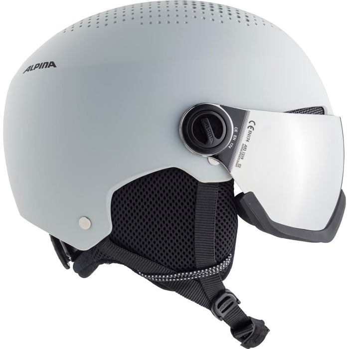 Лижний шолом Alpina Arber Visor Q-Lite з контрастним візором, легкий та надійний, для дорослих