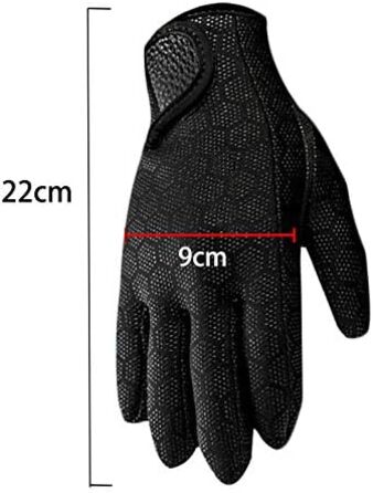 IPENNY Рукавички для дайвінгу з неопрену, 1.5/3 мм, чорні, L - терморукавички для дайвінгу, серфінгу, плавання, каякінгу