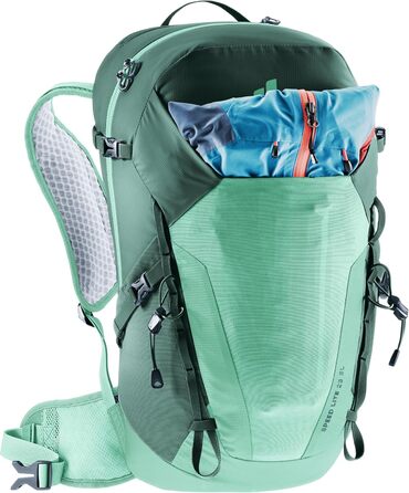 Жіночий рюкзак Deuter Speed Lite 23 SL, 23 л, легкий, для туризму, бірюзово-зелений
