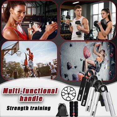 Тренажер для пальців та рук Handtrainer: набір з м'якими м'ячиками для розвитку сили, реабілітації та зняття стресу (5 шт)