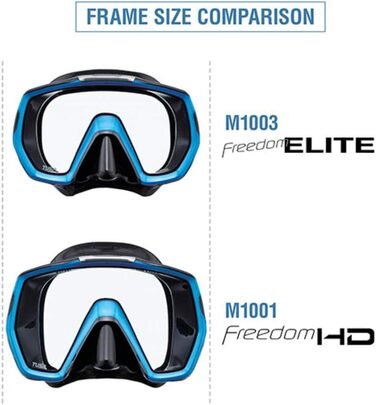 Маска для плавання TUSA Sport Freedom Elite, чорна