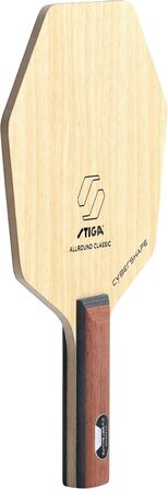 Настільна ракетка STIGA Allround Classic Cybershape, 5-шарова, легка, для атакуючої гри, зручною прямою ручкою