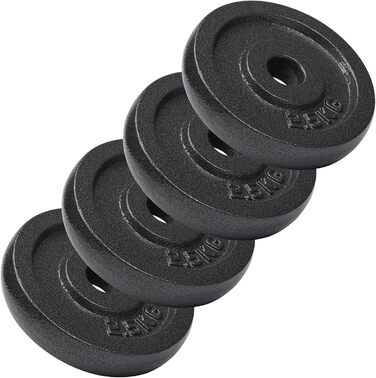 Диск для гантелі DoYourFitness 2,5 кг, чавунний, отвір 28/29 мм, сірий