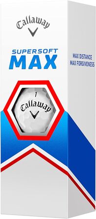 Гольф-м'ячі Callaway Supersoft Max, 12 шт., для гри в гольф
