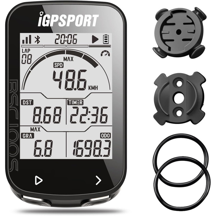 Велокомп'ютер iGPSPORT BSC100S, бездротовий, 2.6
