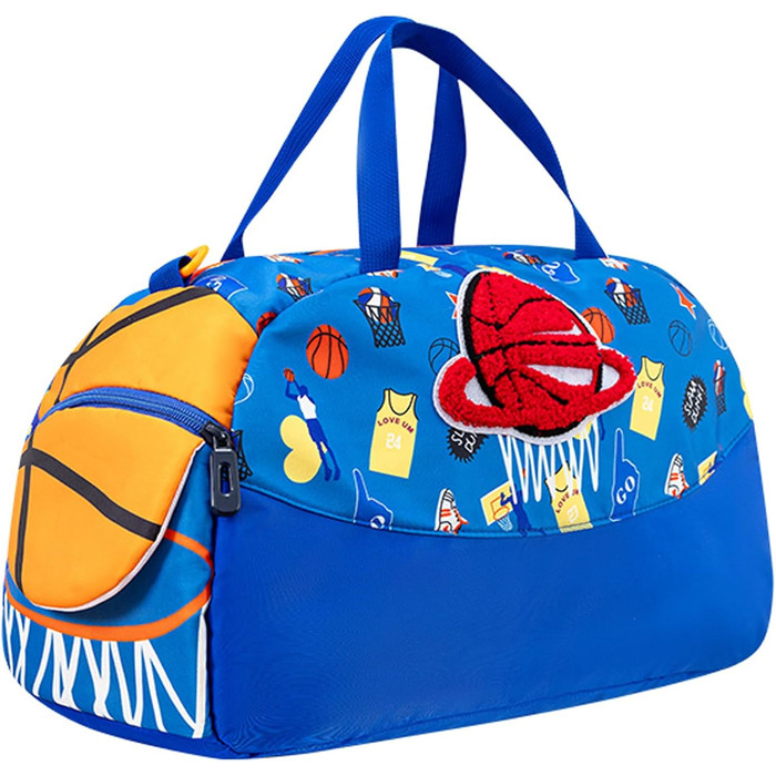 Дитяча спортивна сумка для плавання та футболу, водонепроникна дорожня сумка-даффл для хлопчиків та дівчаток, для фітнесу та школи