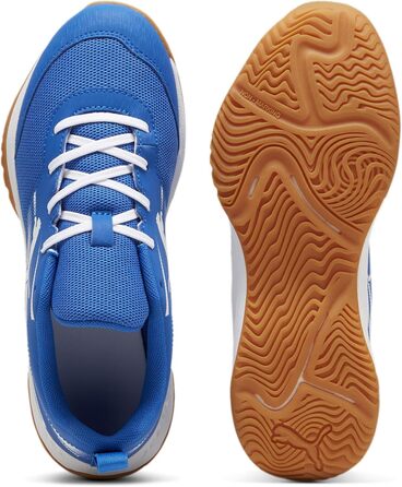 Дитяче залупання PUMA Varion II Jr для залу, біло-блакитне, розмір 39 EU