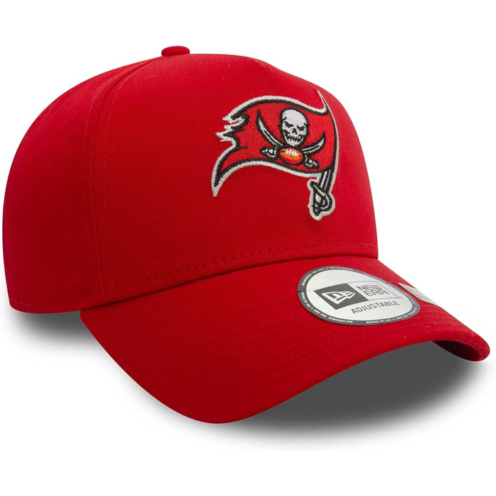 Кепка New Era NFL Tampa Bay Buccaneers кепка-тракер з регульованим розміром, вишитий логотип команди, вигнутий козирок, універсальний розмір