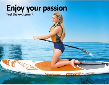 Надувна SUP-дошка Bestway HYDRO-FORCE iSUP Aqua Journey 274x76x12 см для веслування стоячи