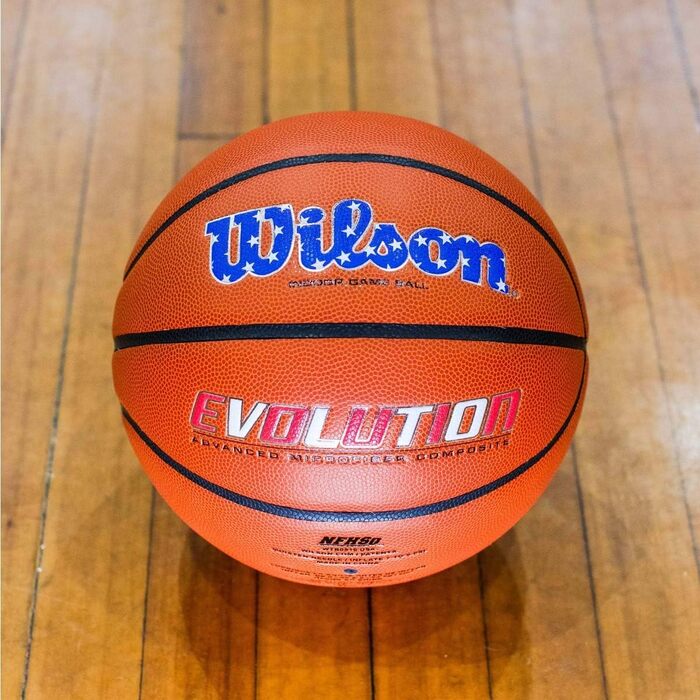 Баскетбольний м’яч Wilson Evolution, розмір 7, 29,5'', для гри, США