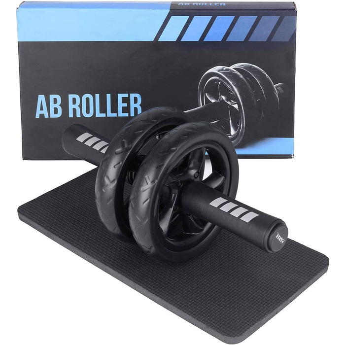 Ролер для пресу з товстою килимком для колін та комфортними ручками для ефективних тренувань вдома