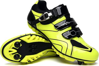 Велосипедні черевики Mountain для чоловіків та жінок, MTB, SPD, Mountainbike, з пряжкою, 39 EU, зелені