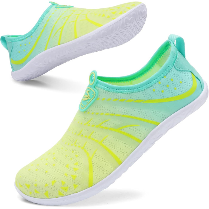 Водні шкарпетки Spesoul для жінок та чоловіків: дихаючі, швидковисихаючі, м'які, для хаду, піших прогулянок, плавання, пляжу, серфінгу, йоги, спорту (39/40.5 EU, Jiao Blgreen)