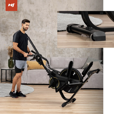 Орбітрек магнітний Hop-Sport HS-450B Dynamic чорно-золотистий