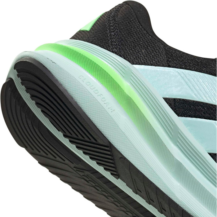 Кросівки жіночі Adidas Galaxy 7 Core Black Halo Mint Lime Burst (36 2/3 EU)