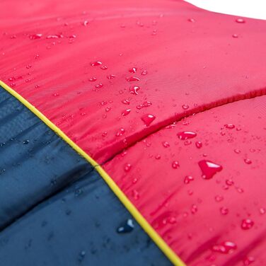 Сплячий мішок Trespass Bunka Unisex на 3 сезони з утеплювачем Hollowfiber, червоний