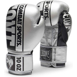 Боксерські рукавички LEONE 1947 Nexplosion, сріблясті, 10 oz, для дорослих