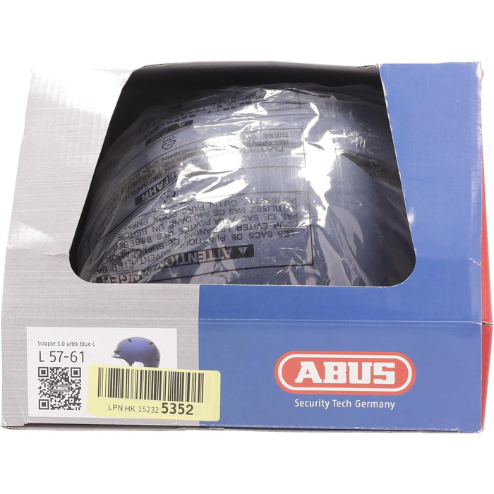 Велосипедний шолом ABUS Scraper 3.0 міцний, жорсткий, синій L