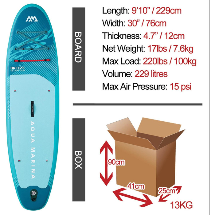 SUP-дошка Aqua Marina Rundum надувна, комплект (зелений) для початківців