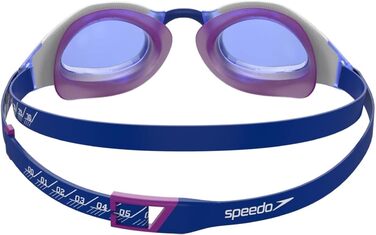Окуляри для плавання Speedo Fastskin Hyper Elite унісекс, сині Flame/Diva/білі, універсальний розмір