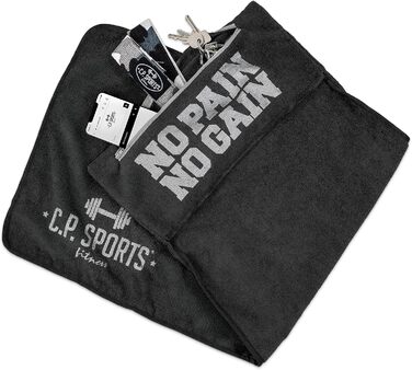 Рушник для фітнесу C.P. Sports: мікрофібра, фіксація, кишеня, для занять у спортзалі, тренувань, м'який, великий, для жінок та чоловіків, 5 кольорів