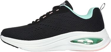 Жіночі кросівки Skechers Skech-Air Meta Aired Out (40 EU, чорний сітчастий, аквамарин з лавандою)