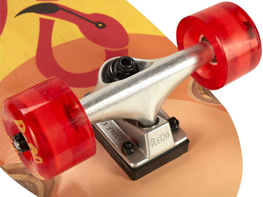 Дерев'яний скейтборд ReDo Flaming, навантаження до 100 кг, SP0742