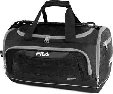 Універсальна спортивна сумка FILA Cypress, маленька, чорна/темно-сіра