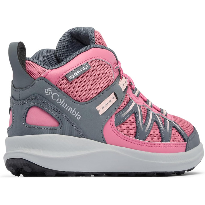 Трекінгові черевики Columbia Peakfreak Rush Waterproof Mid для дітей (36 EU, Рожевий Haze)