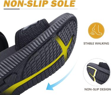 Жіночі трекінгові сандалі KuaiLu: зручні ортопедичні сандалі для піших прогулянок та спорту, літні сандалі на шнурівці, чорні (39 EU)