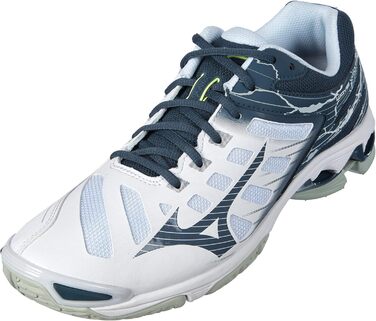 Волейбольне взуття Mizuno Wave Voltage Unisex чорно-біле (37 EU)
