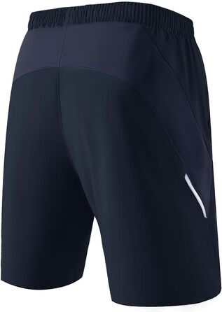 Шорти спортивні чоловічі HMIYA, дихаючі, з кишенею на блискавці, 6XL, темно-синій