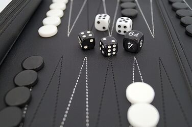Дорожня нарди PrimoGames Roll-up з екошкіри, класична настільна гра для подорожей