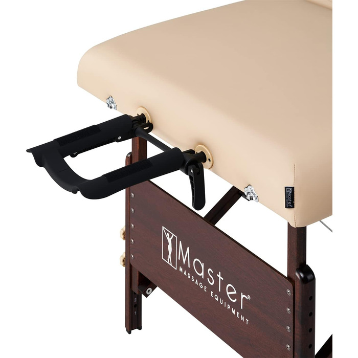 Складний масажний стіл MASTER MASSAGE 71 см Del Ray з підігрівом, салонний масажний стіл-бет, колір пісочний, модель 10056, середній розмір, Therma-Top