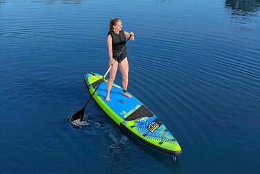 Надувна SUP-дошка Bestway Hydro-Force Touring Aqua Excursion 381×79×15 см, комплект для серфінгу