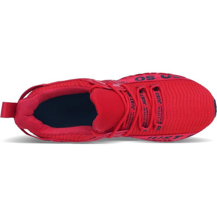 Чоловічі кросівки для бігу JSLEAP - спортивні, дихаючі, легкі, розмір 45 EU, червоні