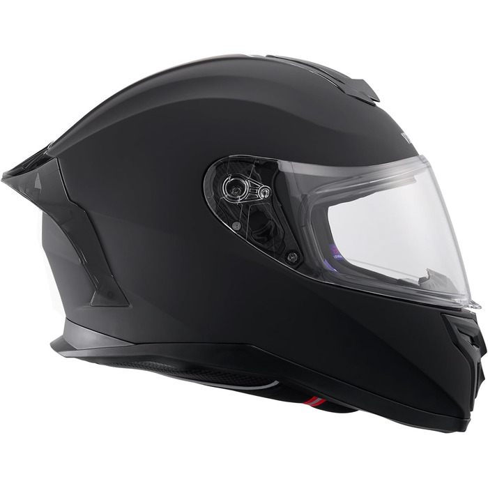 Мотошолом VEVOR інтегральний S, ABS, Bluetooth, змінне скло, DOT, чорний, для підлітків і дорослих