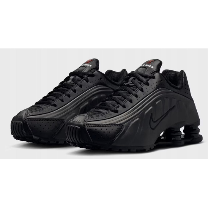 Кросівки Nike Shox R4 (GS) жіночі/підліткові, чорні, комфортні, р. 37,5
