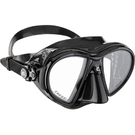 Дайвінг-маска Cressi Air Crystal чорна, силіконова