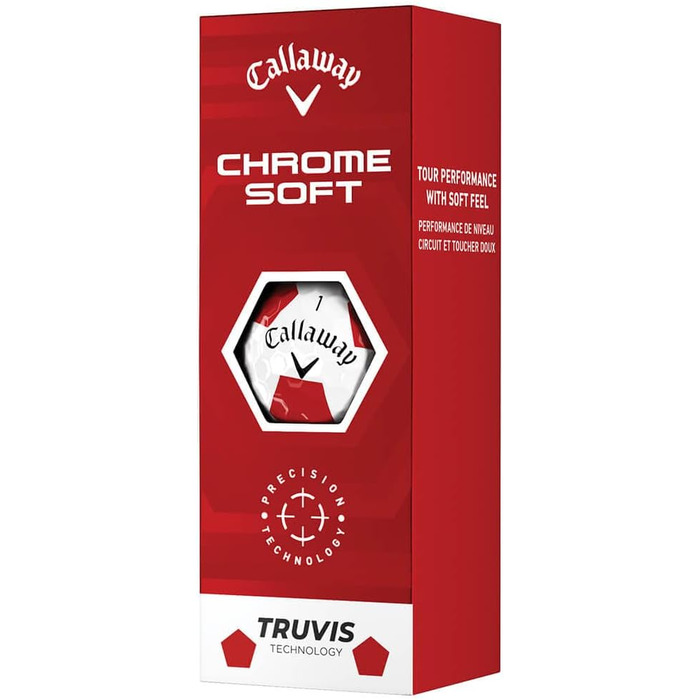 Гольф-м'ячі Callaway Chrome Soft 2022, преміум якість