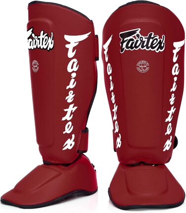 Захист гомілки та стопи Fairtex SP7 для муай-тай, чоловіків, жінок і дітей, знімний, з синтетичної шкіри, легкий і довговічний