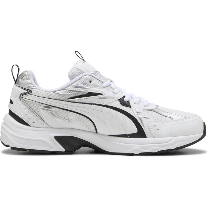Кросівки Puma Milenio Tech чоловічі білі, чорні, срібні - 47 EU