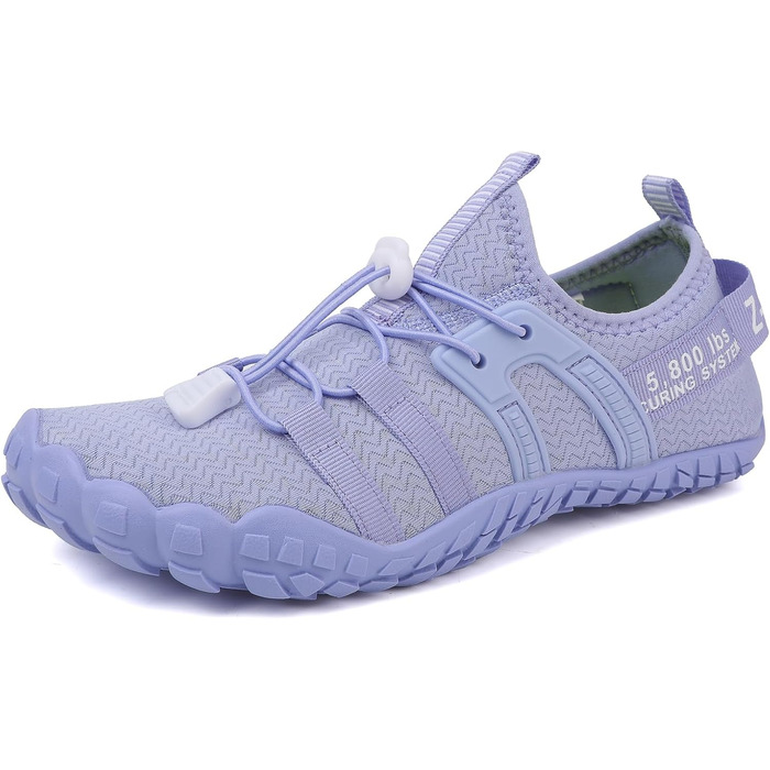 Зітоп Водні черевики для жінок та чоловіків, шкарпетки для плавання, швидка сушка, пляжні черевики, легкі фітнес-черевики, м'які серфові черевики, для плавання, серфінгу, піших прогулянок, йоги (36-46 EU), 39 EU, фіолетовий