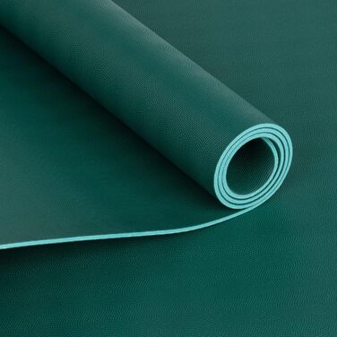 Йога-мат Bodhi ECO PRO XL 200x60 см, натуральний каучук, екстра довгий, екологічний, не ковзає, для йоги та пілатесу, зелений