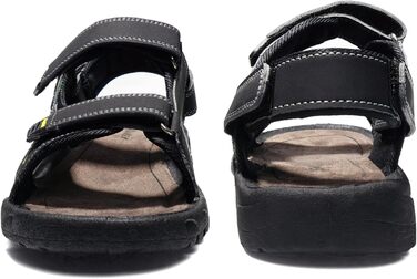 Чоловічі сандалі JOMIX для активного відпочинку на липучках: пляж, гори, подорожі - 44 EU, чорні