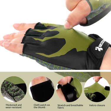 Рукавички для велосипеда чоловічі літні напівпальцеві MTB, рукавички для гірського велосипеда/шосе, рукавички для велосипеда для чоловіків та жінок, дихаючі, з антиковзаючим покриттям та амортизацією, білі (XL, Оливковий)