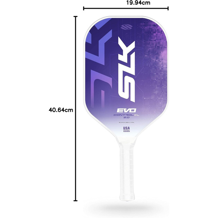 SLK Evo Hybrid & Soft: ракетка для піклболу з гібридним волокном, карбоном та полімерним ядром | 2024