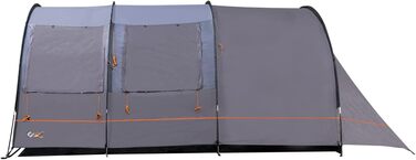Намет Portal Outdoor Theta Tunnelzelt для 4 осіб, сірий, водонепроникний (5000 мм)