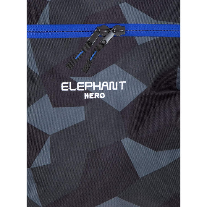 Спортивна сумка Elephant Hero з відділенням для взуття, Signature 12772, синьо-чорний камуфляж